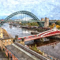Buy canvas prints of River Tyne by Milton Cogheil