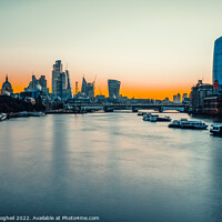 Buy canvas prints of River Thames Sunrise by Milton Cogheil