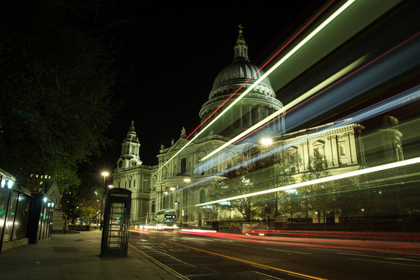 St Paul's Cathedral At Night Picture Board by Milton Cogheil