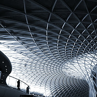 Buy canvas prints of The Ceiling of King's Cross Station, London by Milton Cogheil