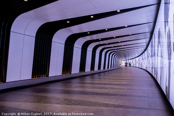 King's Cross pedestrian tunnel Picture Board by Milton Cogheil