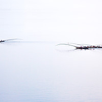 Buy canvas prints of Rwandan Traditional Fishing Boats by Milton Cogheil