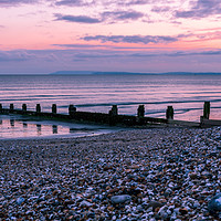 Buy canvas prints of Sunset on the East Wittering Coastline by Milton Cogheil