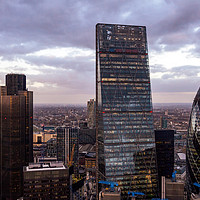Buy canvas prints of London Skyscrapers by Milton Cogheil