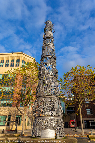 The Blacksmiths Needle sculpture Picture Board by Milton Cogheil