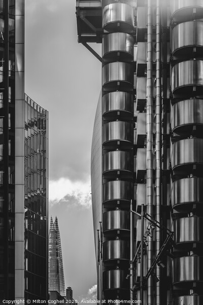 London Skyscrapers Picture Board by Milton Cogheil