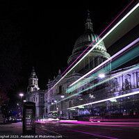 Buy canvas prints of Magical, Enchanting St Paul's Cathedral At Night by Milton Cogheil