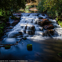 Buy canvas prints of Carshalton Ponds Waterfall by Milton Cogheil