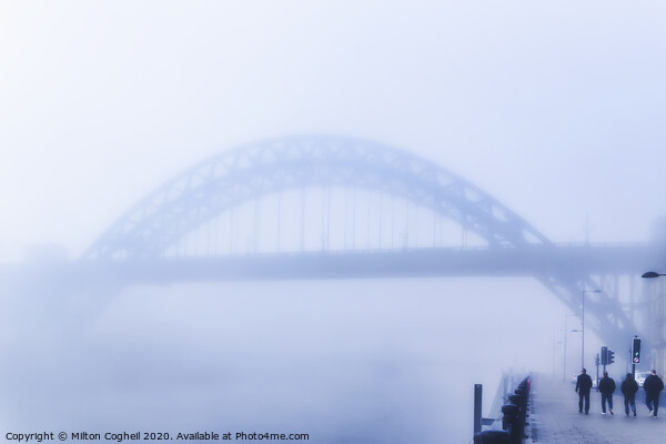Fog On The Tyne I Picture Board by Milton Cogheil