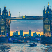 Buy canvas prints of Tower Bridge Sunrise  by Milton Cogheil