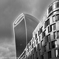 Buy canvas prints of Walkie Talkie and Plantation Place South buildings by Milton Cogheil