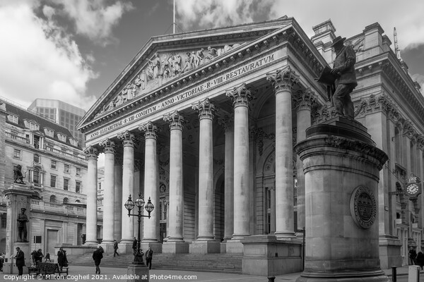 The Royal Exchange, London Picture Board by Milton Cogheil