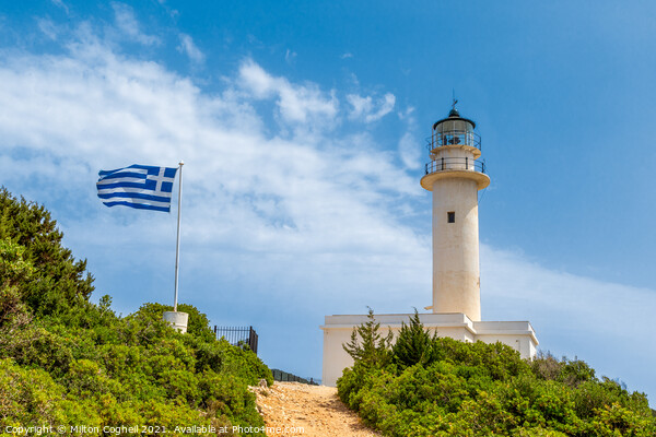 Lighthouse of Lefkas, Greece Picture Board by Milton Cogheil