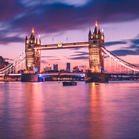 Buy canvas prints of Tower Bridge at Twilight by Milton Cogheil