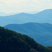Buy canvas prints of Blue Ridge Mountains, Shenandoah National Park by John Chase
