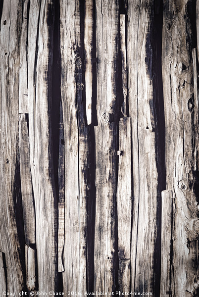 Old Weathered Wood Picture Board by John Chase