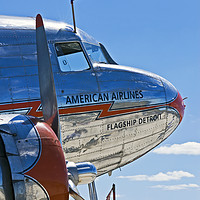 Buy canvas prints of American Airlines DC-3 "Flagship Detroit" by John Chase