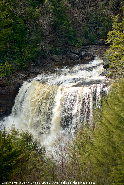 Blackwater Falls, West Virginia Picture Board by John Chase