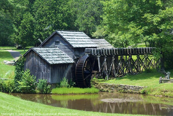 Mabry Mill, Blue Ridge Parkway Picture Board by John Chase