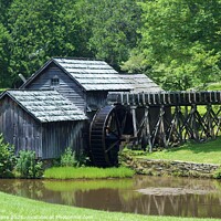 Buy canvas prints of Mabry Mill, Blue Ridge Parkway by John Chase