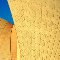 Buy canvas prints of Sydney Opera House in Yellow by John Chase