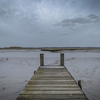 Buy canvas prints of River Alde at Iken, Suffolk by Nichol Pope