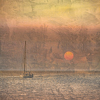 Buy canvas prints of Sunrise Over the Sea by Steve Whitham