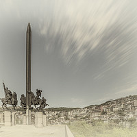 Buy canvas prints of Four Kings monument, Veliko Tarnovo. by Steve Whitham