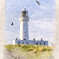 Buy canvas prints of Yorkshire Coast - Flamborough Lighthouse. by Steve Whitham