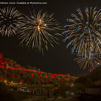 Buy canvas prints of Tsaravets fireworks, Bulgaria by Steve Whitham