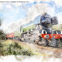 Buy canvas prints of The Flying Scotsman by Steve Whitham
