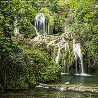 Buy canvas prints of The Top Waterfall at Krushuna, Bulgaria. by Steve Whitham