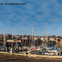Buy canvas prints of Scarborough Harbour Panorama. by Steve Whitham