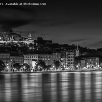 Buy canvas prints of The River Danube and Matthius Church, Budapest. by Steve Whitham