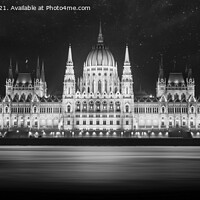 Buy canvas prints of The Parliament Building, Budapest. by Steve Whitham