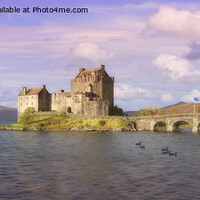 Buy canvas prints of Eilean Donan Castle and Bridge Panorama. by Steve Whitham