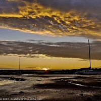Buy canvas prints of Sunset Ravenglass Cumbria by Tom Curtis