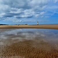 Buy canvas prints of Talacre Beach North Wales  by Tom Curtis