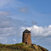 Buy canvas prints of St Monans Windmill Fife by Tom Curtis