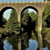 Buy canvas prints of Railway Viaduct Chelmsford by Tom Curtis