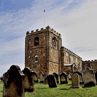 Buy canvas prints of St Marys Church Whitby by Tom Curtis