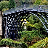 Buy canvas prints of The Ironbridge Shropshire by Tom Curtis