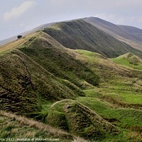 Buy canvas prints of Mam Tor Derbyshire by Tom Curtis