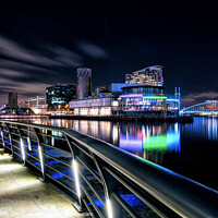Buy canvas prints of Salford Quays, Media City by Louis Smith
