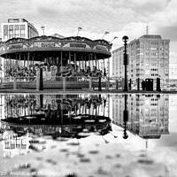 Buy canvas prints of Merry Go Round by Louis Smith