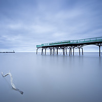 Buy canvas prints of St. Annes Pier at high tide by Colin Jarvis