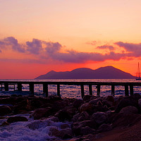 Buy canvas prints of Pastel Sunset by Paul Smith