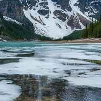 Buy canvas prints of Moraine Lake Banff by Ann Mitchell