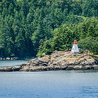 Buy canvas prints of Prevost Island Lighthouse by Ann Mitchell