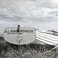 Buy canvas prints of  "Postcard Home" Abandoned Longshore Fishing Boat  by john hartley